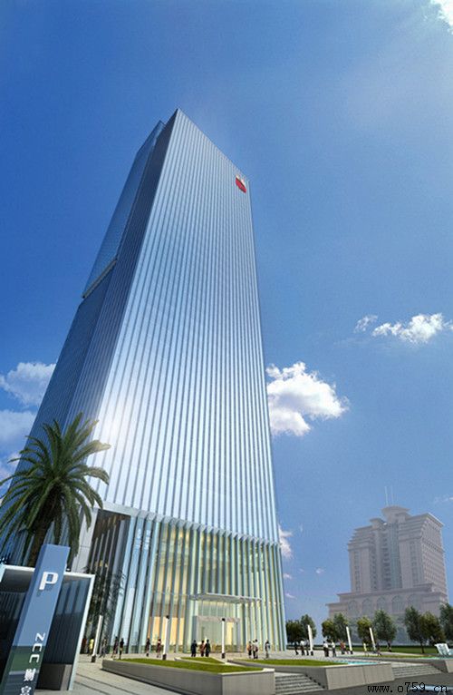 220米粤西至高楼喜庆封顶财富汇金融中心登顶湛江新高